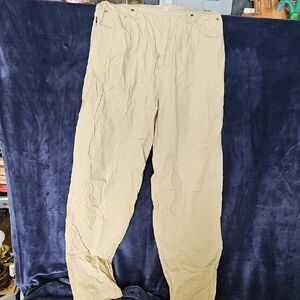 Sasson Jeans Tan Trousers Relaxed Fit Lightweight